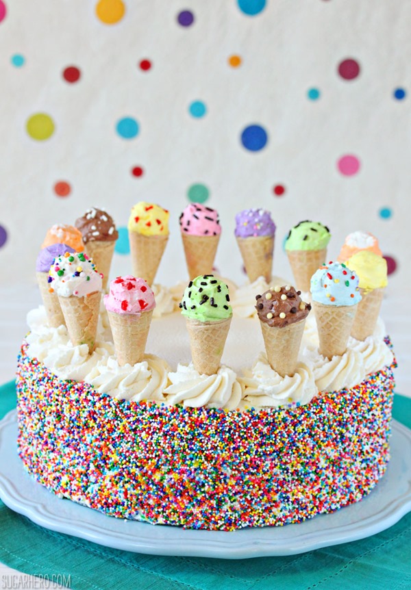 How to make a fun Ice Cream Sundae Cake! Best party idea